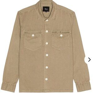 Rails Men's Kerouac Long Sleeve Button Down in Natural Medium
